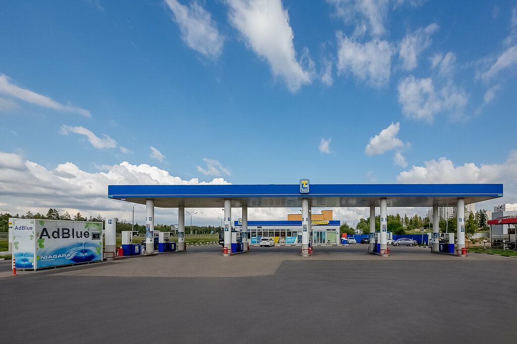 Gas station Trassa 43, Krasnoznamensk, photo