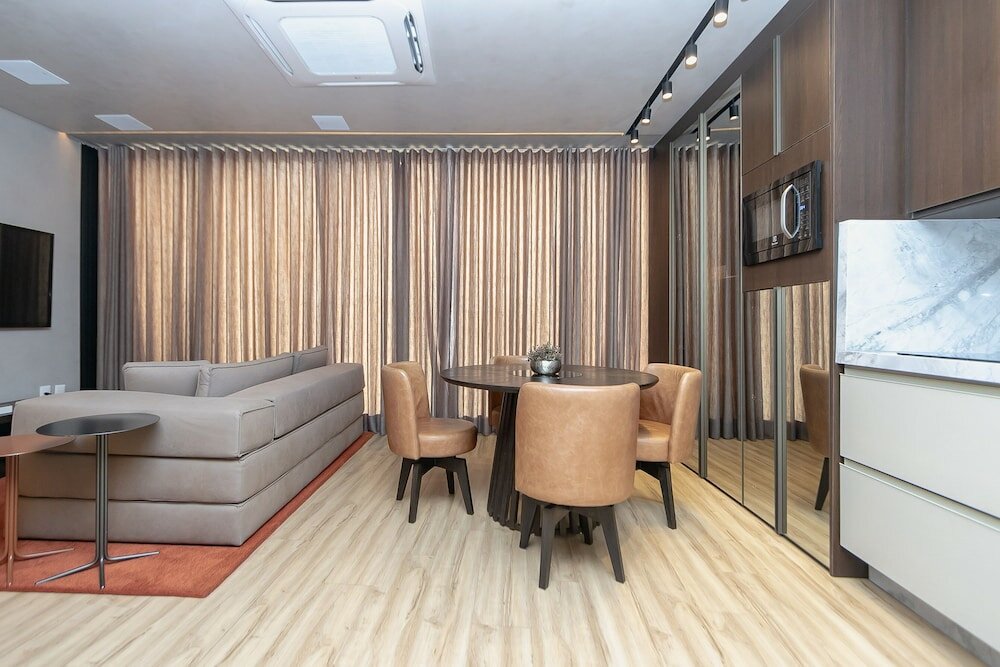 Фото Loft alto padrão com varanda