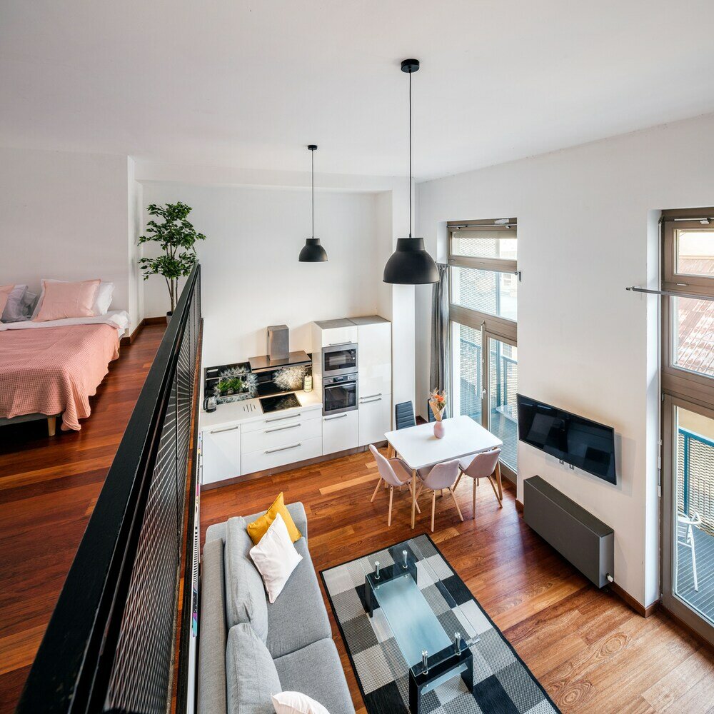 Фото 2-level apartments on Krizikowa st