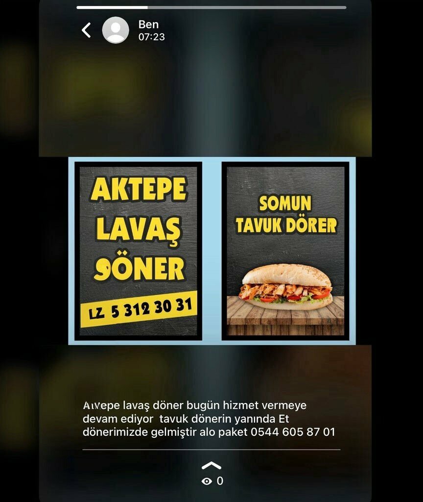 Restoran Aktepe Lavaş Döner, Hassa, foto