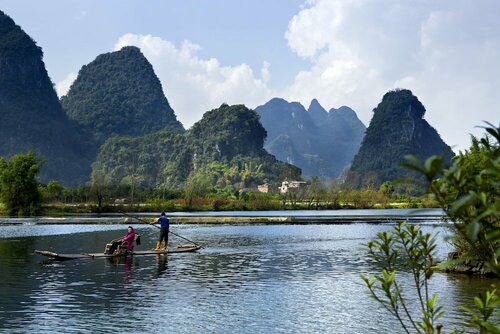 Гостиница Yangshuo Mountain Nest Boutique Hotel