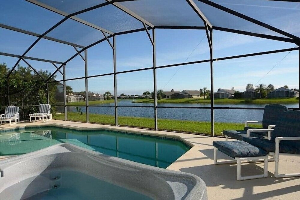 Фото 3 Bedroom Orlando Vacation Pool Home With Water View, Hot Tub, Games Room Near Disney!