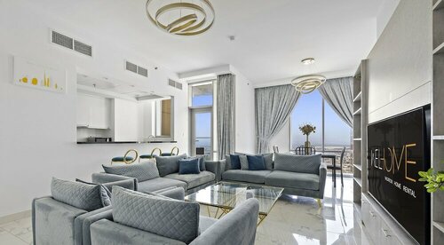 Апартаменты WelHome - Luxury Canal-Side Apartment in Al Habtoor City в Дубае