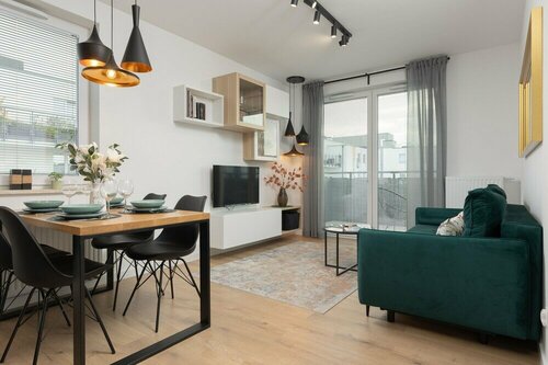 Гостиница Trendy Apartment + Parking by Renters в Варшаве