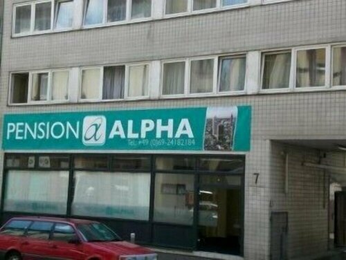 Гостиница Pension Alpha Frankfurt City во Франкфурте-на-Майне