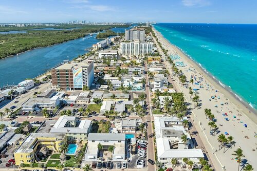 Внешний вид отеля Hollywood Beach Seagull в Голливуде, фото 1