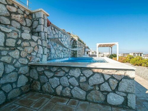 Гостиница Luxury Villa Near Sea in Kalithies with Hot Tub