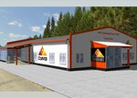 Uralskiye modulnyye zdaniya (Novocherkasskaya ulitsa, 4), prefabricated buildings