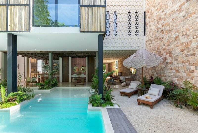 Гостиница Stylish Charming 2br Apartment Aldea Zama Insta-worthy Pool Uncovered Patio Terrace в Тулуме