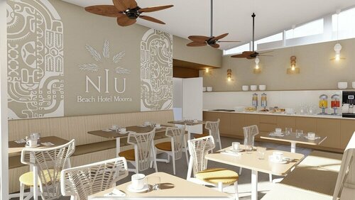 Гостиница Niu Beach Hotel Moorea во Французской Полинезии