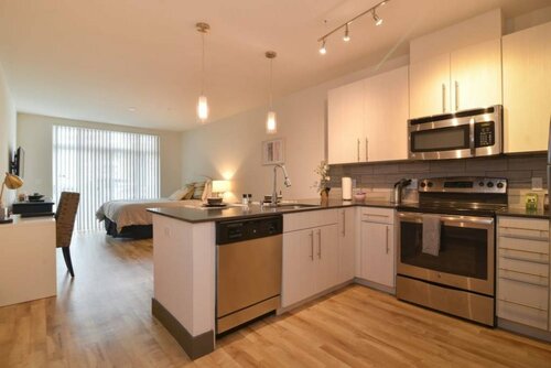 Гостиница Waterfront Modern Studio Rooftop Views в Сиэтле