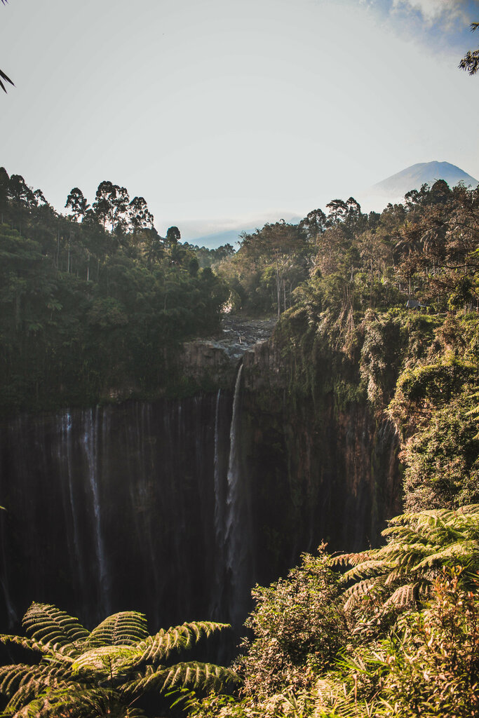 Waterfall Tumpak Sewu Waterfall, East Java, photo