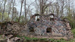 Шкелевская водяная мельница (Viciebskaja voblasc, raka Lužasnianka), landmark, attraction