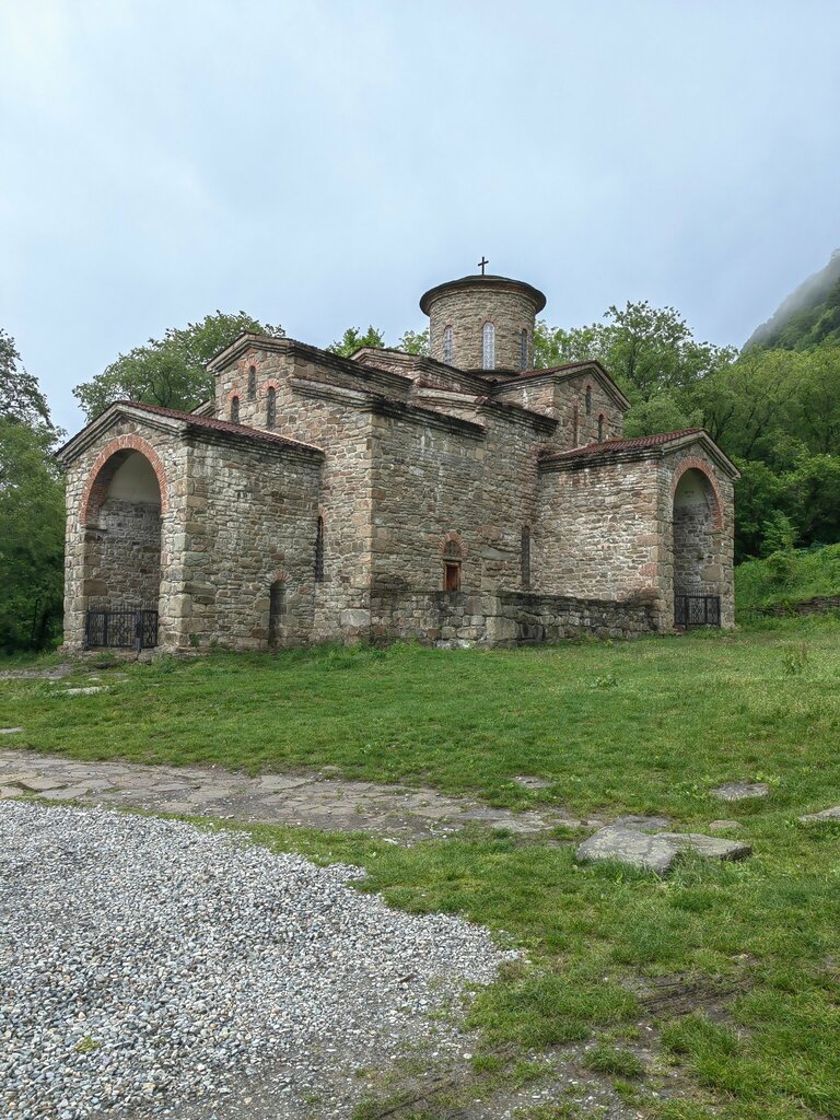 Orthodox church Northern Church at Nizhniy-Arkhyz settlement, Karachay‑Cherkess Republic, photo