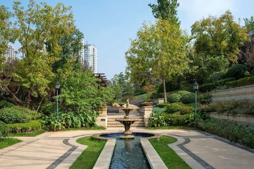 Внешний вид отеля Hilton Jinan South Hotel & Residences в Цзинани, фото 4