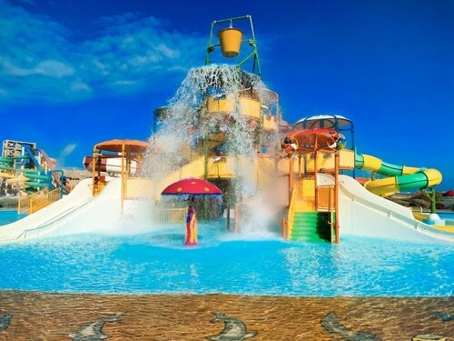 Гостиница Elgalala Aqua Park в Мухафазе Суэц