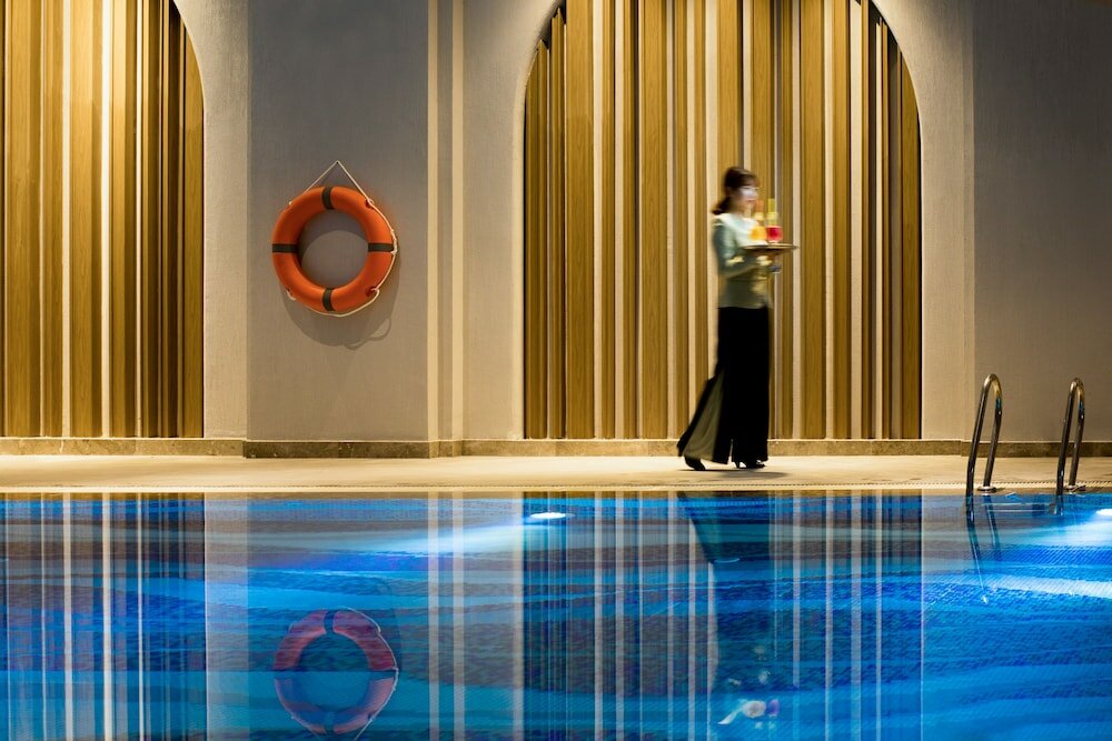 Фото Crowne Plaza Qingdao Oriental Movie Metropolis, an Ihg Hotel