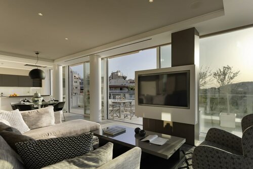 Гостиница Lux 2 Br Penthouse with Acropolis View в Афинах