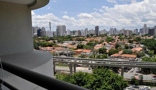 Гостиница Flat no Brooklin 121 в Сан-Паулу