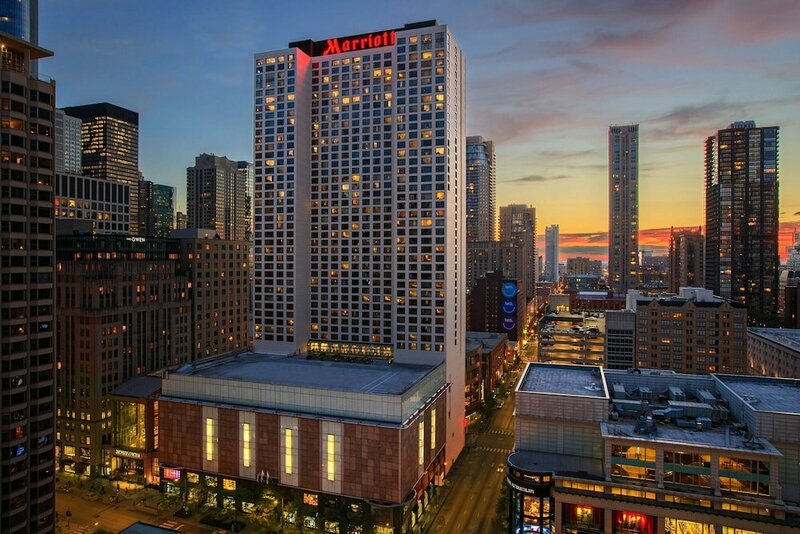 Гостиница Chicago Marriott Downtown Magnificent Mile в Чикаго