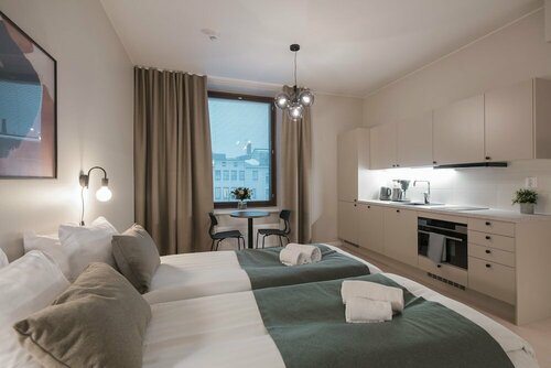 Гостиница Forenom Aparthotel Tampere Kauppakatu в Тампере