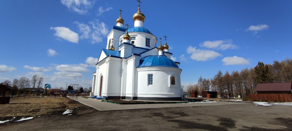 Православный храм Церковь Успения Пресвятой Богородицы в Балахте, Красноярский край, фото