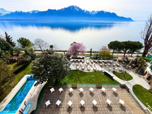 Внешний вид отеля Hotel Eden Palace Au Lac в Монтрё, фото 2