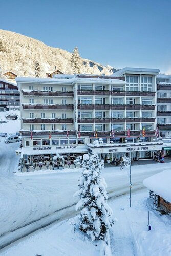 Внешний вид отеля Hotel Kreuz & Post в Гриндельвальде, фото 4
