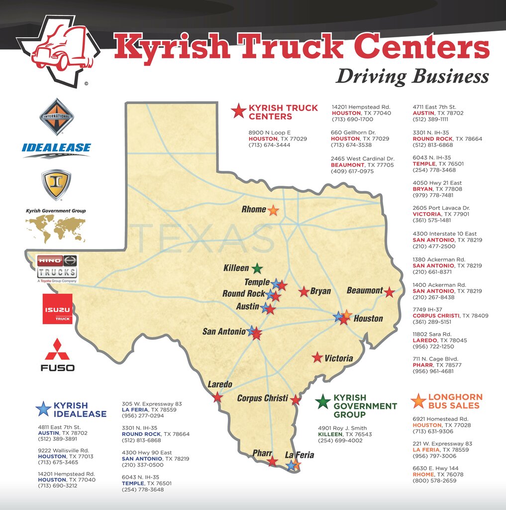 Trucks Kyrish Truck Center of Temple, State of Texas, photo