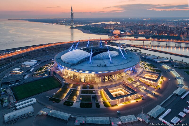 Фото: Газпром Арена, стадион, Футбольная аллея, 1, Санкт-Петербург — Яндекс Карты