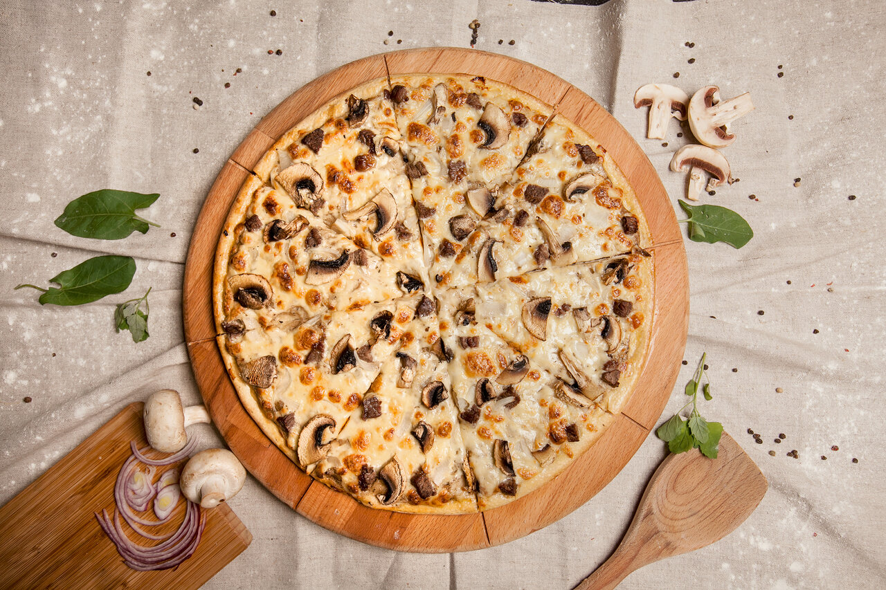 пицца грибная сливочный соус фото 117