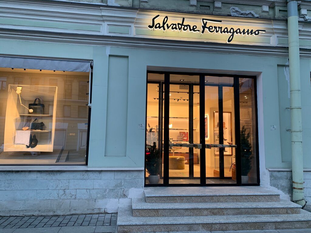Shoe store Salvatore ferragamo, Saint Petersburg, photo