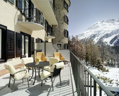 Внешний вид отеля Suvretta House в Са́нкт-Мо́рце, фото 1