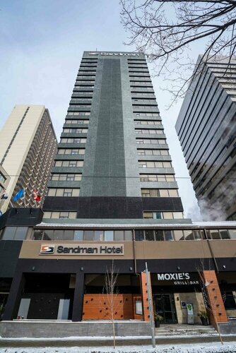Внешний вид отеля Sandman Signature Calgary Downtown Hotel в Калгарях, фото 4