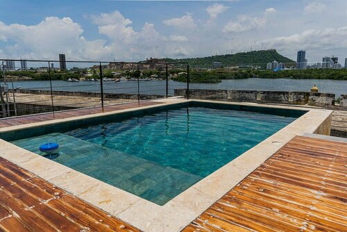 Гостиница Dm-qs Studio Room In Getsemani With Pool and Wifi в Картахене