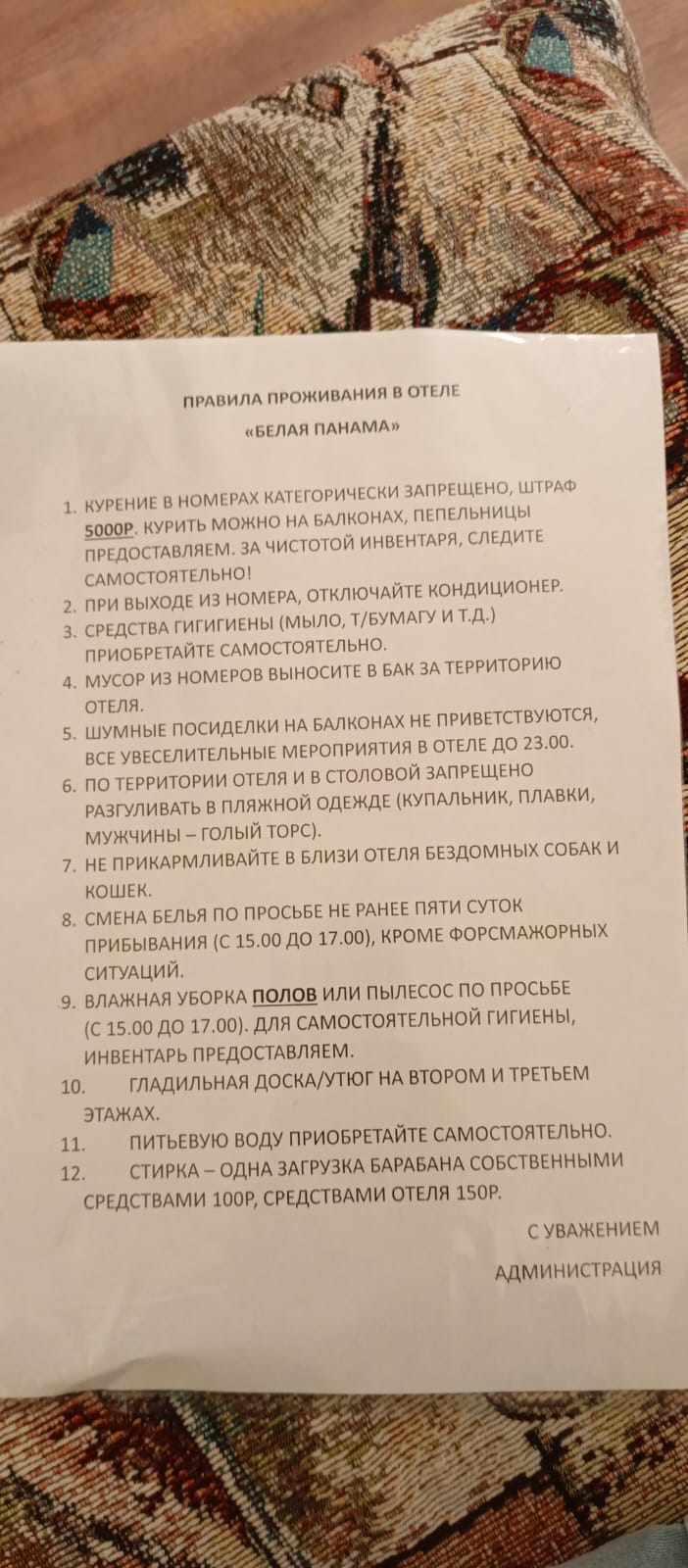 Фото Белая Панама