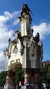 Мост Санта-Кристина (Comunidad Autónoma del País Vasco, Guipúzcoa, Astigarraga, most Santa-Kristina), landmark, attraction