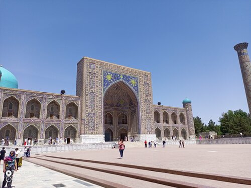 Landmark, attraction Registan Architectural Complex, Samarkand, photo