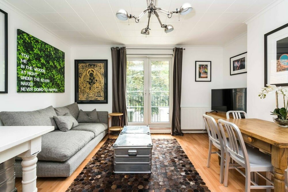 Фото Trendy 1bd Flat With Private Balcony - Hoxton