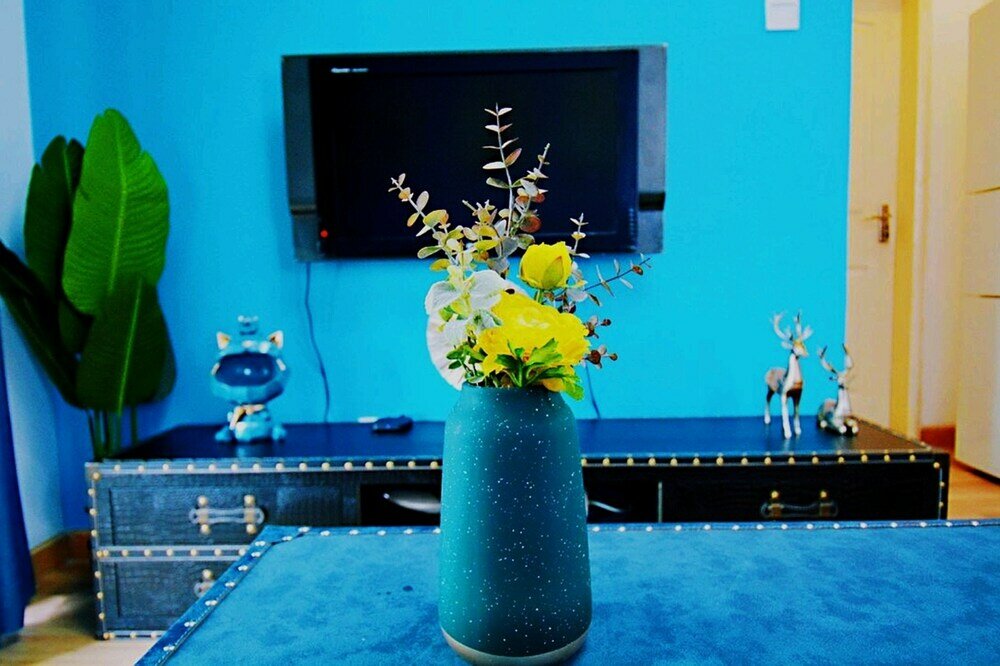 Фото Avatar Blue Fantasy Large Queen Bed Center Futian