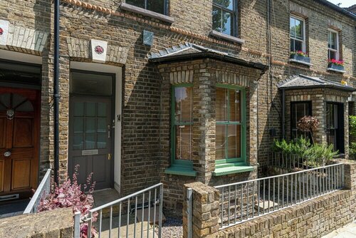 Picturesque house with patio