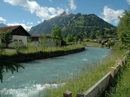 Гостиница Apartment in Frutigen With Garden, Terrace, Garden Furniture