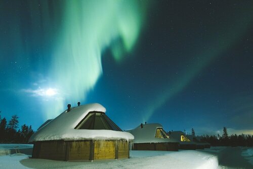 Гостиница Levi Northern Lights Huts в Киттиля