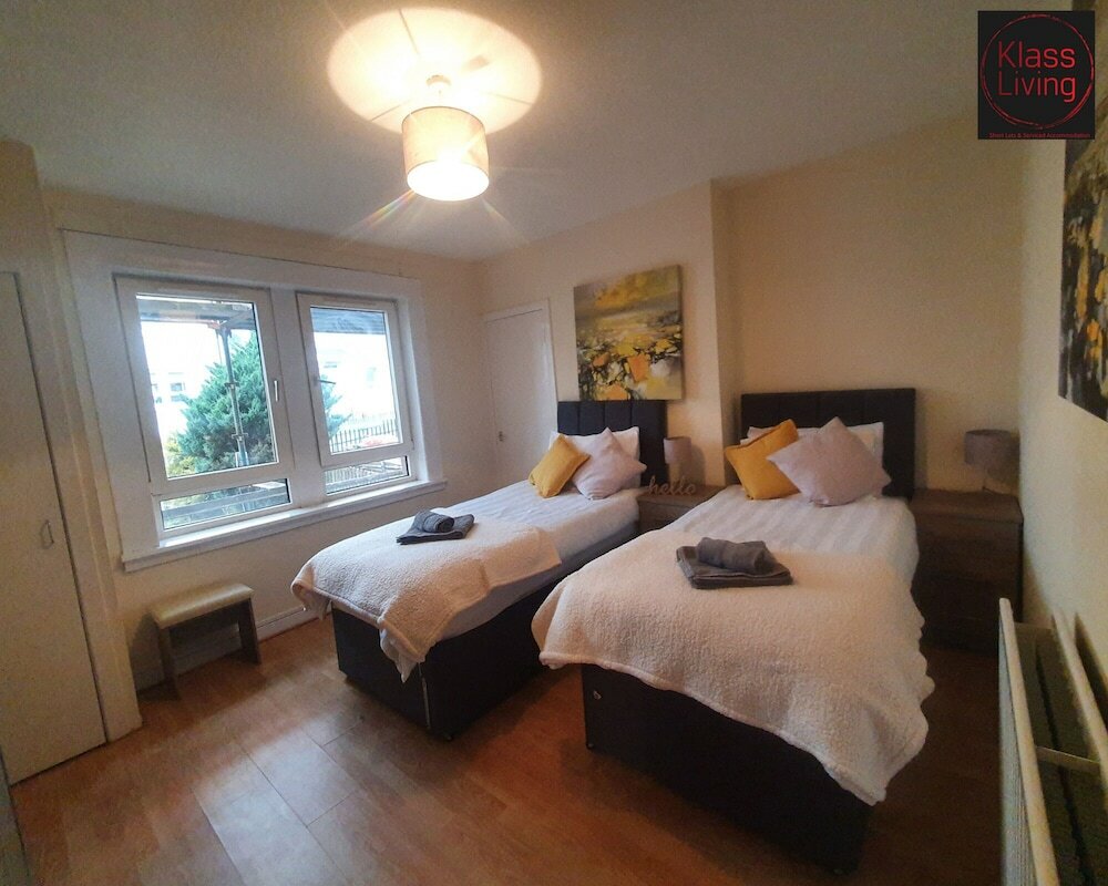 Фото Two Bedroom Apartment by Klass Living Serviced Accommodation Airdrie - Nicol Apartment With WiFi & Parking