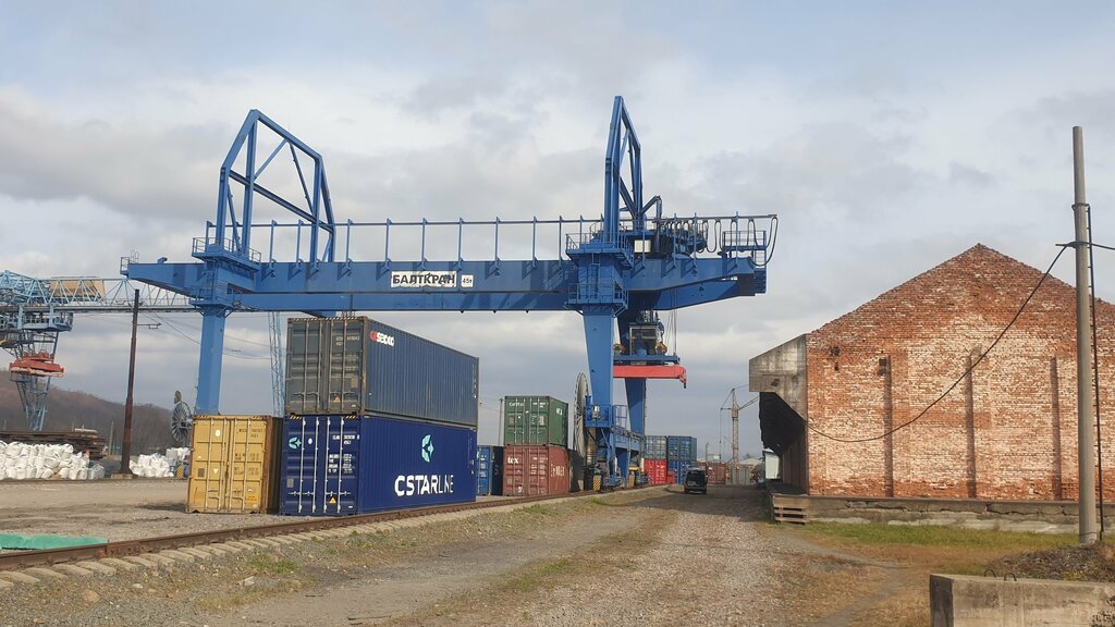 Transporte ferroviario de mercancías Nahodka, Railways cargo area, , foto