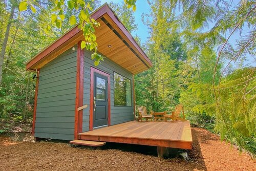 Гостиница Woodland Cabins