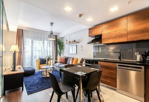Апартаменты Fully Furnished Flat With Balcony in Sisli в Шишли