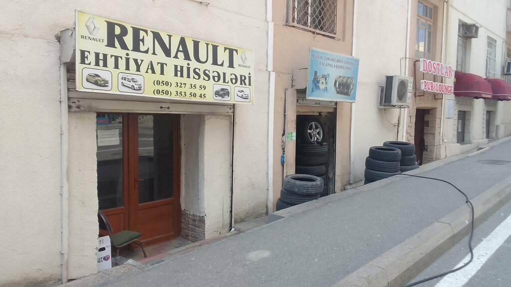 Avtomobillər üçün ehtiyat hissələri və mallar mağazası Renault, Bakı, foto