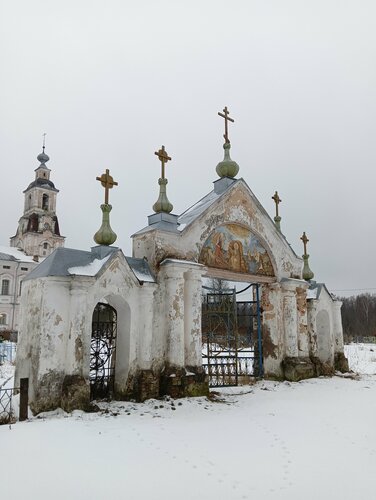 Landmark, attraction Ворота кладбища во Фроловском, Yaroslavl Oblast, photo