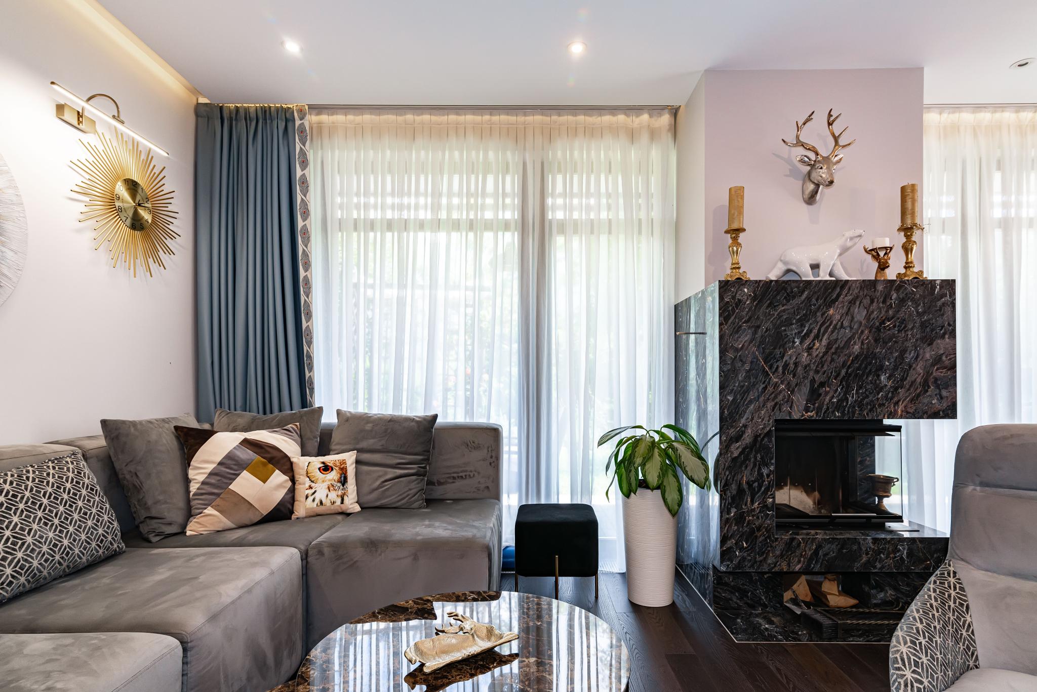 Фото Камин в снегах